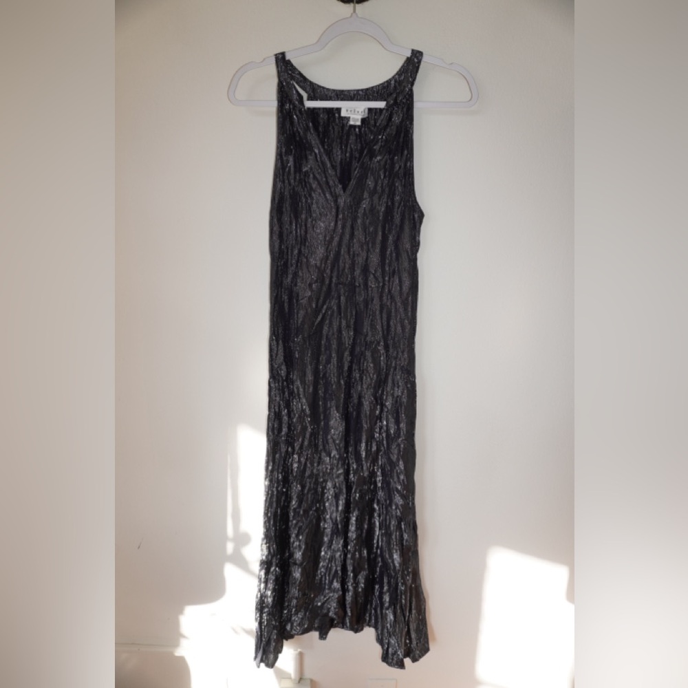 Velvet by Graham & Spencer Shimmering Navy Dress